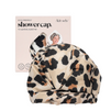 Recycled Polyester Luxe Shower Cap - Leopard