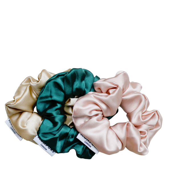 Style and Protect Silk Scrunchie Trio