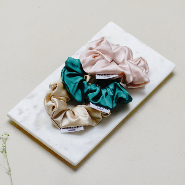 Style and Protect Silk Scrunchie Trio