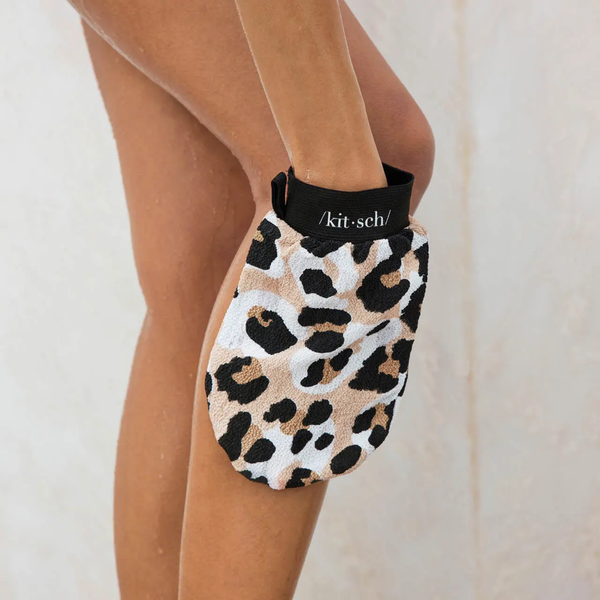 Exfoliating Glove - Leopard