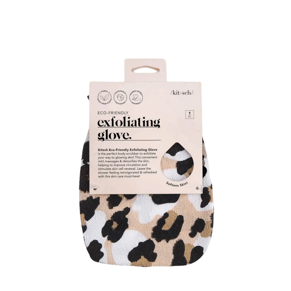 Exfoliating Glove - Leopard