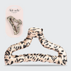 Satin Wrapped Claw Clip - Leopard